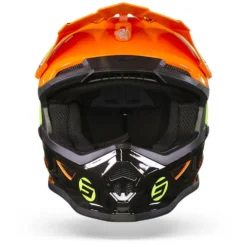 SHOT Furious Kid Roll Oranje Neon Geel Glanzend Crosshelm -Motorfietsuitrusting Winkel Shot furious kid roll orange neon yellow glossy.01