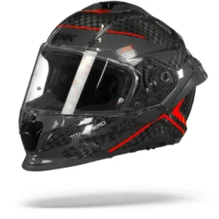 SMK Titan Carbon Nero Rood Grijs Integraalhelm 10 SMK Titan Carbon Nero Rood Grijs Integraalhelm -Motorfietsuitrusting Winkel Smk titan carbon nero red grey.06