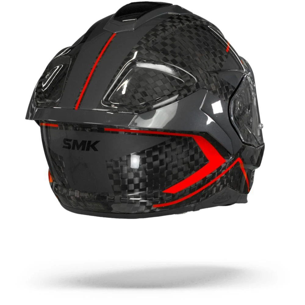SMK Titan Carbon Nero Rood Grijs Integraalhelm 6 SMK Titan Carbon Nero Rood Grijs Integraalhelm - Afbeelding 6