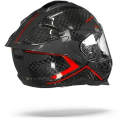 SMK Titan Carbon Nero Rood Grijs Integraalhelm