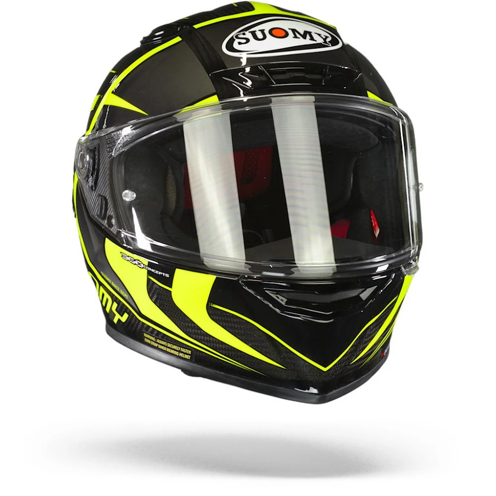 Suomy TX Pro Advance Zwart Geel Integraalhelm 1 Suomy TX Pro Advance Zwart Geel Integraalhelm