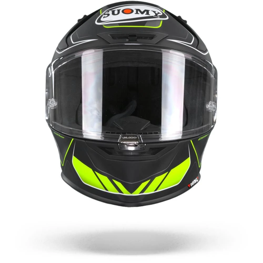 Suomy SR-GP Gamma Mat Geel Integraalhelm 3 Suomy SR-GP Gamma Mat Geel Integraalhelm - Afbeelding 3