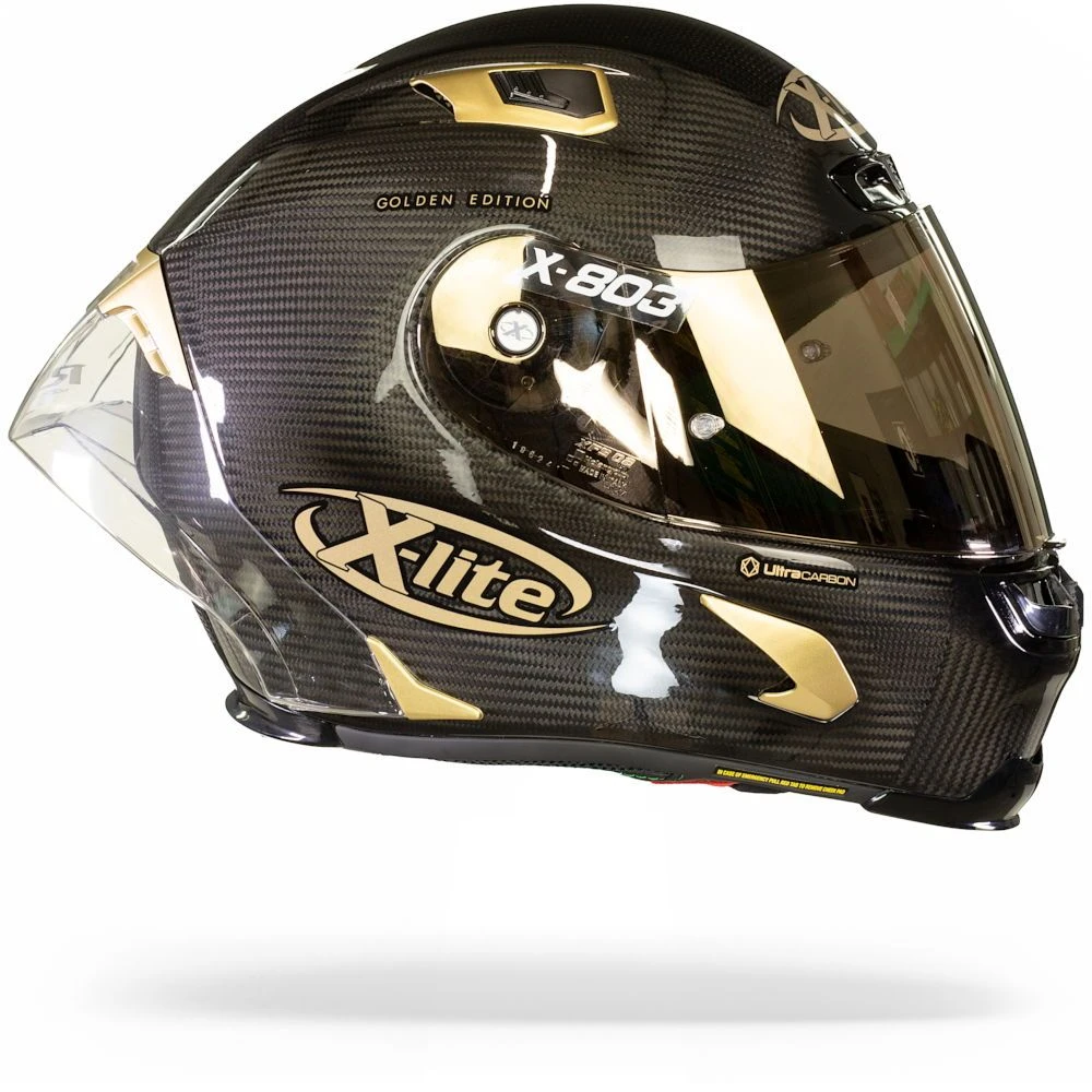 X-Lite X-803 RS Ultra Carbon Golden Edition 033 Integraalhelm 2 X-Lite X-803 RS Ultra Carbon Golden Edition 033 Integraalhelm - Afbeelding 2