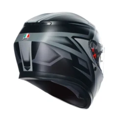 Agv K3 E2206 Mplk Compound Mat Zwart Grijs 008 Integraalhelm -Motorfietsuitrusting Winkel agv k3 e2206 mplk compound matt black grey 008 2