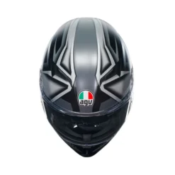 Agv K3 E2206 Mplk Compound Mat Zwart Grijs 008 Integraalhelm -Motorfietsuitrusting Winkel agv k3 e2206 mplk compound matt black grey 008 3
