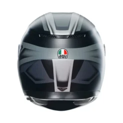 Agv K3 E2206 Mplk Compound Mat Zwart Grijs 008 Integraalhelm -Motorfietsuitrusting Winkel agv k3 e2206 mplk compound matt black grey 008 4