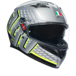 Agv K3 E2206 Mplk Fortify Grey Black Yellow Fluo 011 11 Agv K3 E2206 Mplk Fortify Grey Black Yellow Fluo 011 -Motorfietsuitrusting Winkel agv k3 e2206 mplk fortify grey black yellow fluo 011 full face helmet 1