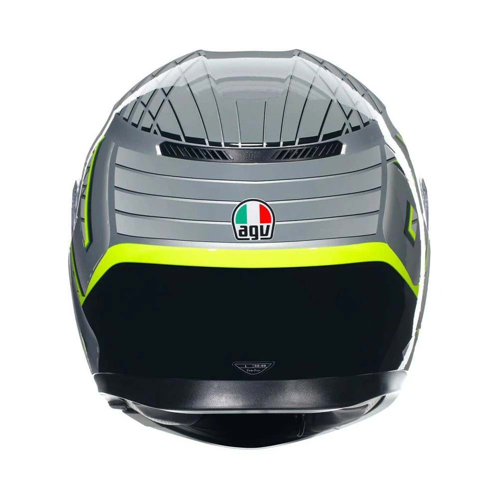 Agv K3 E2206 Mplk Fortify Grey Black Yellow Fluo 011 2 Agv K3 E2206 Mplk Fortify Grey Black Yellow Fluo 011 - Afbeelding 2