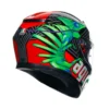 Agv K3 E2206 Mplk Kamaleon Zwart Rood Groen 013 Integraalhelm