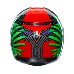 Agv K3 E2206 Mplk Kamaleon Zwart Rood Groen 013 Integraalhelm -Motorfietsuitrusting Winkel agv k3 e2206 mplk kamaleon black red green 013 3