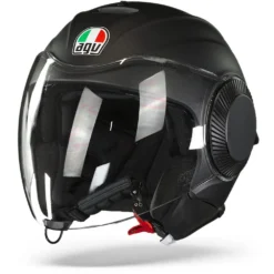 AGV Orbyt Mat Zwart Jethelm 10 AGV Orbyt Mat Zwart Jethelm -Motorfietsuitrusting Winkel agv orbyt matt black frontpage