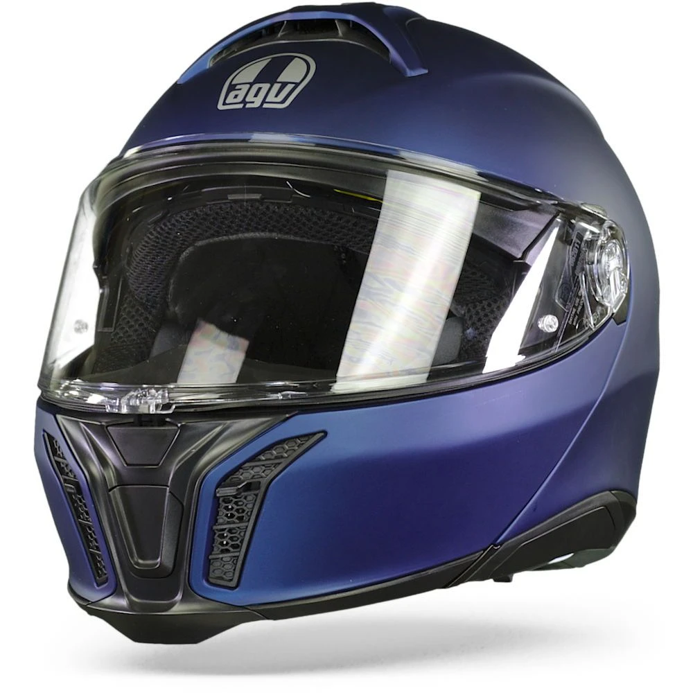AGV Tourmodular Solid Mplk Galassia Blauw Mat Systeemhelm 6 AGV Tourmodular Solid Mplk Galassia Blauw Mat Systeemhelm - Afbeelding 6