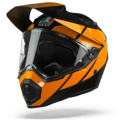 AGV AX9 Trail Gunmetal Oranje Adventure Helm -Motorfietsuitrusting Winkel agvax9trailgunmetalorange.04 1
