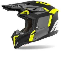 Airoh Aviator 3 Glory Geel Mat Offroad Helm -Motorfietsuitrusting Winkel airoh aviator 3 glory yellow matt helmet 1