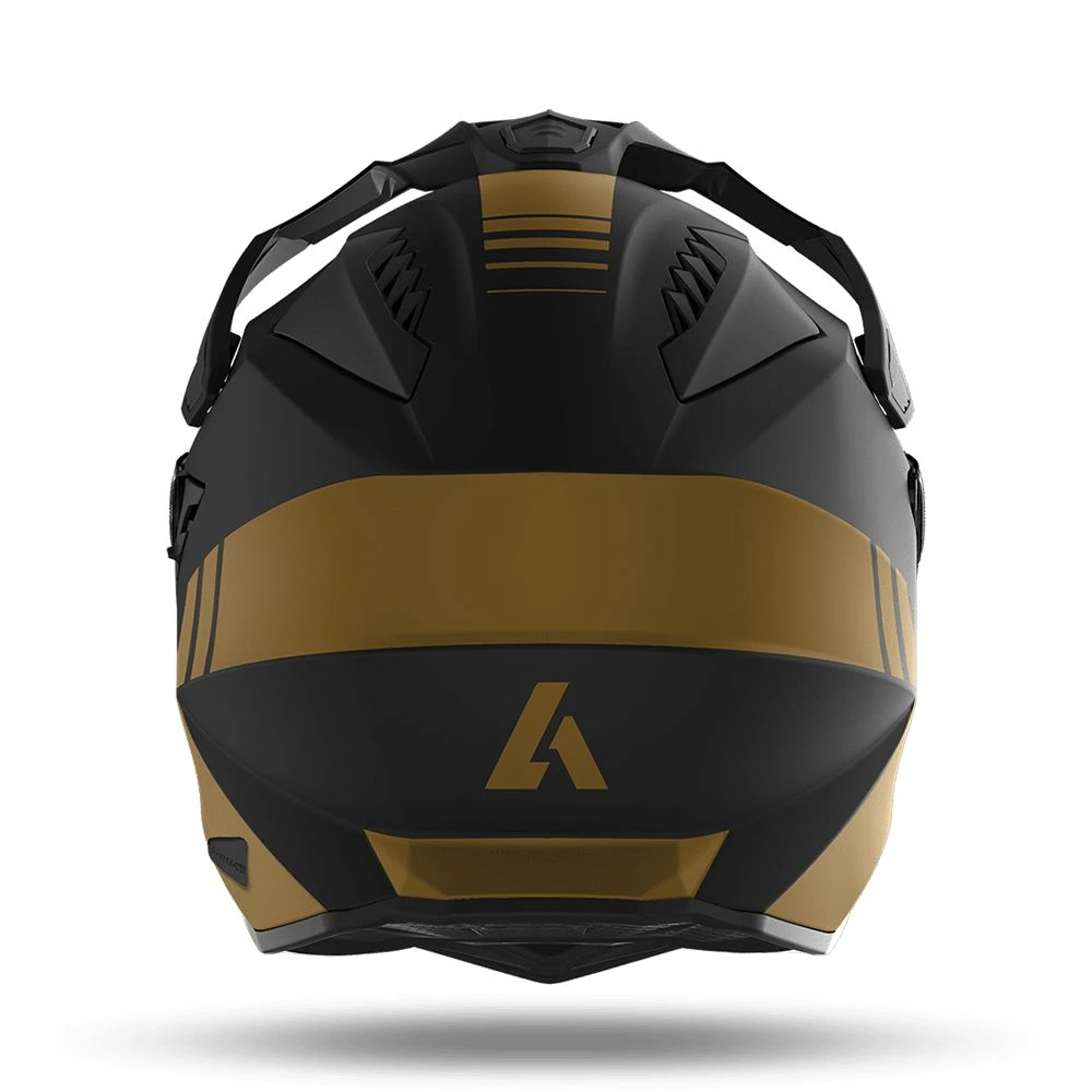 Airoh Commander Gold Matt Adventure Helmet 2 Airoh Commander Gold Matt Adventure Helmet - Afbeelding 2