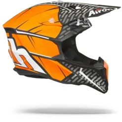 Airoh Wraap Idol Oranje Zwart Crosshelm -Motorfietsuitrusting Winkel airoh wraap idol orange black.29