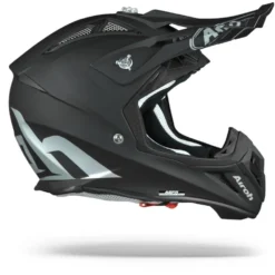 Airoh Aviator ACE Color Zwart Mat Crosshelm -Motorfietsuitrusting Winkel airohaviatoracematteblack.29 1