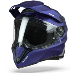 Airoh Commander Color Blauw Mat Adventure Helm -Motorfietsuitrusting Winkel airohcommandercolorbluematt.04 1