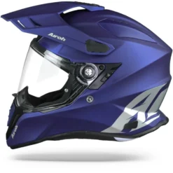 Airoh Commander Color Blauw Mat Adventure Helm -Motorfietsuitrusting Winkel airohcommandercolorbluematt.10 1