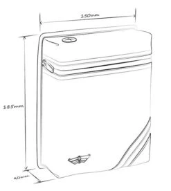 Artonvel Original Magnetische Tas Zwart -Motorfietsuitrusting Winkel artonvel original black magnetic bag4