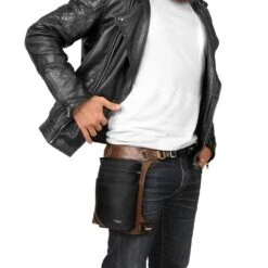 Artonvel Original Bruin Beentas -Motorfietsuitrusting Winkel artonvel original brown leg bag