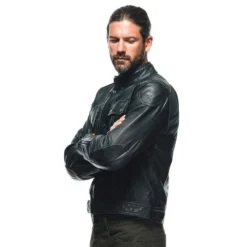 Dainese Atlas Leather Jacket Black -Motorfietsuitrusting Winkel dainese atlas leather jacket black 3