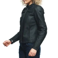 Dainese Razon 2 Lady Leather Jacket Black -Motorfietsuitrusting Winkel dainese razon 2 lady leather jacket black 3