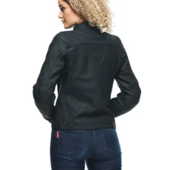 Dainese Razon 2 Lady Leather Jacket Black -Motorfietsuitrusting Winkel dainese razon 2 lady leather jacket black 5