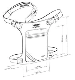 Artonvel Original Volledig Bruin Beentas -Motorfietsuitrusting Winkel dessin the original sj 3