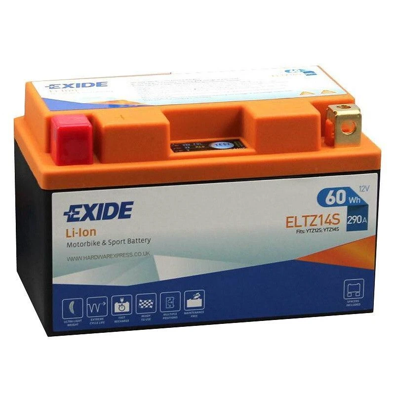 EXIDE ELTZ14S Lithium-ion Motoraccu 1 EXIDE ELTZ14S Lithium-ion Motoraccu