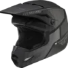 FLY Racing Kinetic Drift Zwart Charcoal Crosshelm