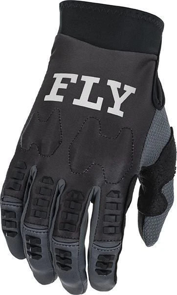 Fly Racing MX Gloves Evolution Black Grey 1 Fly Racing MX Gloves Evolution Black Grey