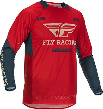 Fly Racing MX Jersey Evolution Red Grey 2 Fly Racing MX Jersey Evolution Red Grey - Afbeelding 2