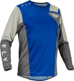 Fly Racing MX Jersey Kinetic Jet Blue Grey White