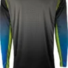 Fly Racing MX Jersey Lite Grey Blue Hi-Vis