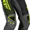 Fly Racing MX Pants Kinetic Jet Black Olive Hi-Vis