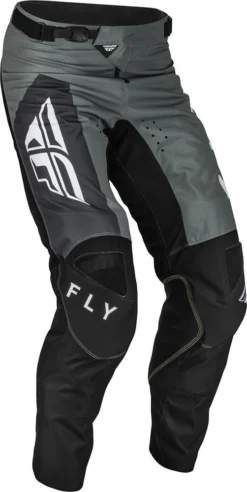 Fly Racing MX Pants Kinetic Jet Grey Dark Grey Black