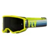 FLY Racing Zone Goggle Hi-Vis Teal W Dark Smoke Lens