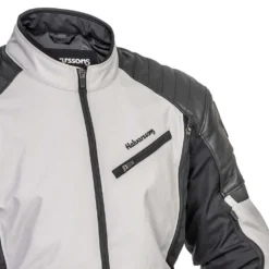 Halvarssons Solberg Light Grey Black -Motorfietsuitrusting Winkel halvarssons solberg light grey black motorcycle jacket 1