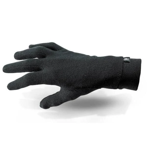 Halvarssons Wool Undergloves Black 2 Halvarssons Wool Undergloves Black - Afbeelding 2