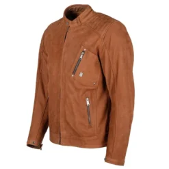 Helstons Colt Brown Nubuck Leather Jacket