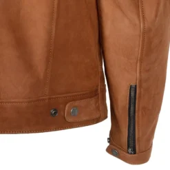 Helstons Colt Brown Nubuck Leather Jacket -Motorfietsuitrusting Winkel helstons colt brown nubuck leather jacket 3