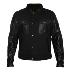 Helstons Kansas Aramide Leather Black Black Jacket
