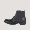 Helstons Mehari Leather Armalith Black Grey Shoes