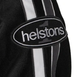 Helstons Pace Air Mesh Fabric Black White Grey Jacket 11 Helstons Pace Air Mesh Fabric Black White Grey Jacket -Motorfietsuitrusting Winkel helstons pace air mesh fabric black white grey jacket 3