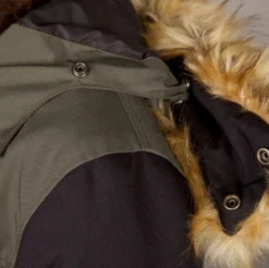 Helstons Selena Fabrics Black Kaki Jacket -Motorfietsuitrusting Winkel helstons selena fabrics black kaki jacket 4