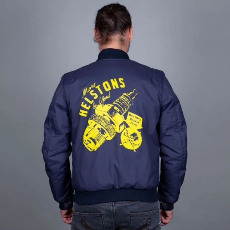 Helstons Sparks Fabrics Blue Jacket 4 Helstons Sparks Fabrics Blue Jacket - Afbeelding 4