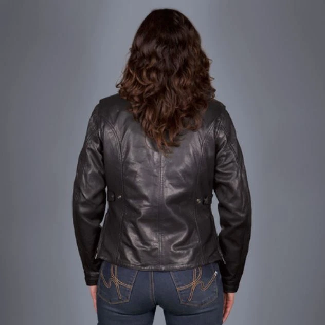 Helstons Victoria Leather Rag Black Jacket 1 Helstons Victoria Leather Rag Black Jacket
