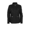 Helstons Tara Canvas Cotton Black Jacket