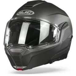 HJC I100 Donker Grijs Systeemhelm -Motorfietsuitrusting Winkel hjc i100 dark grey frontpage